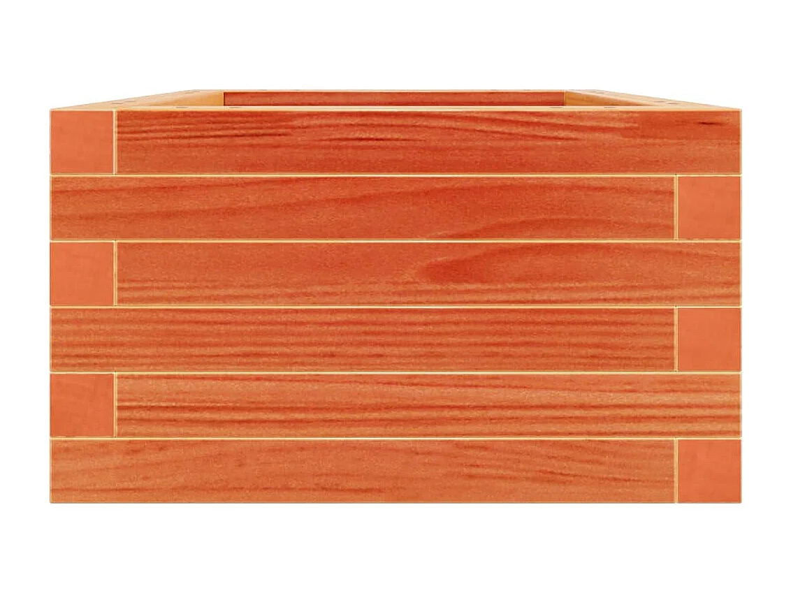 Jardinière bac lit surélevé bois marron 40 x 40 x 23 cm 02_0038451