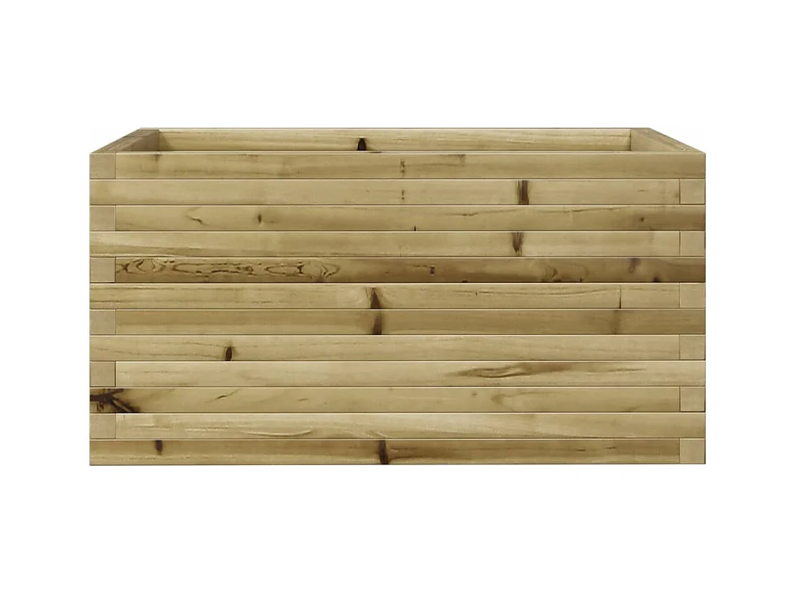 Jardinière bac lit surélevé bois marron 90 x 60 x 45.5 cm 02_0038015