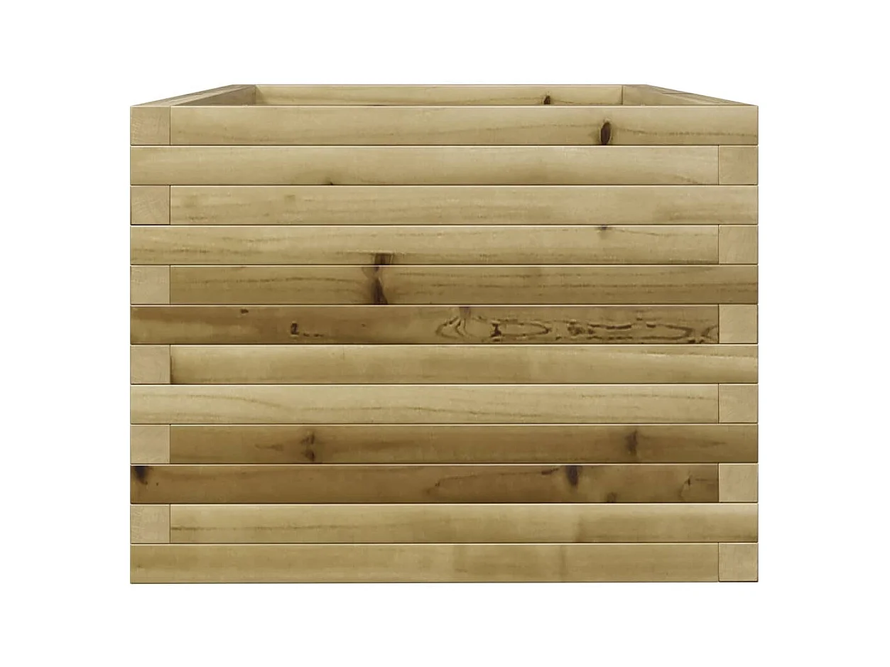Jardinière bac lit surélevé bois marron 90 x 60 x 45.5 cm 02_0038015