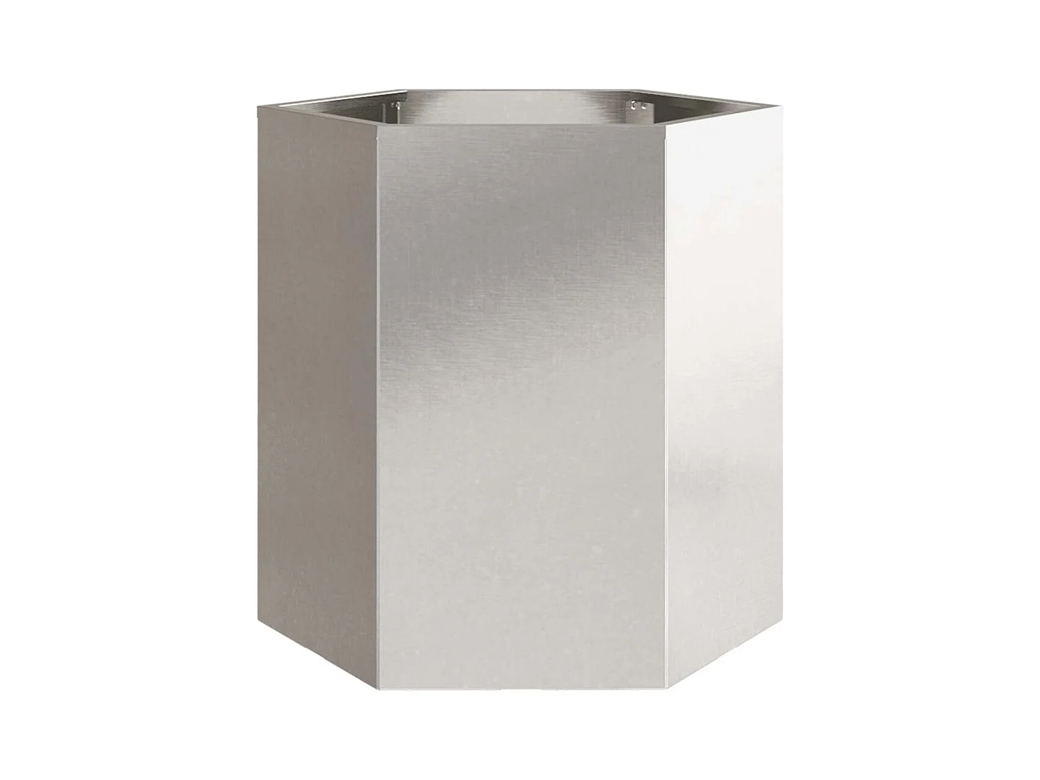 Jardinière bac lit surélevé argenté 46 x 40 x 45 cm 02_0038647