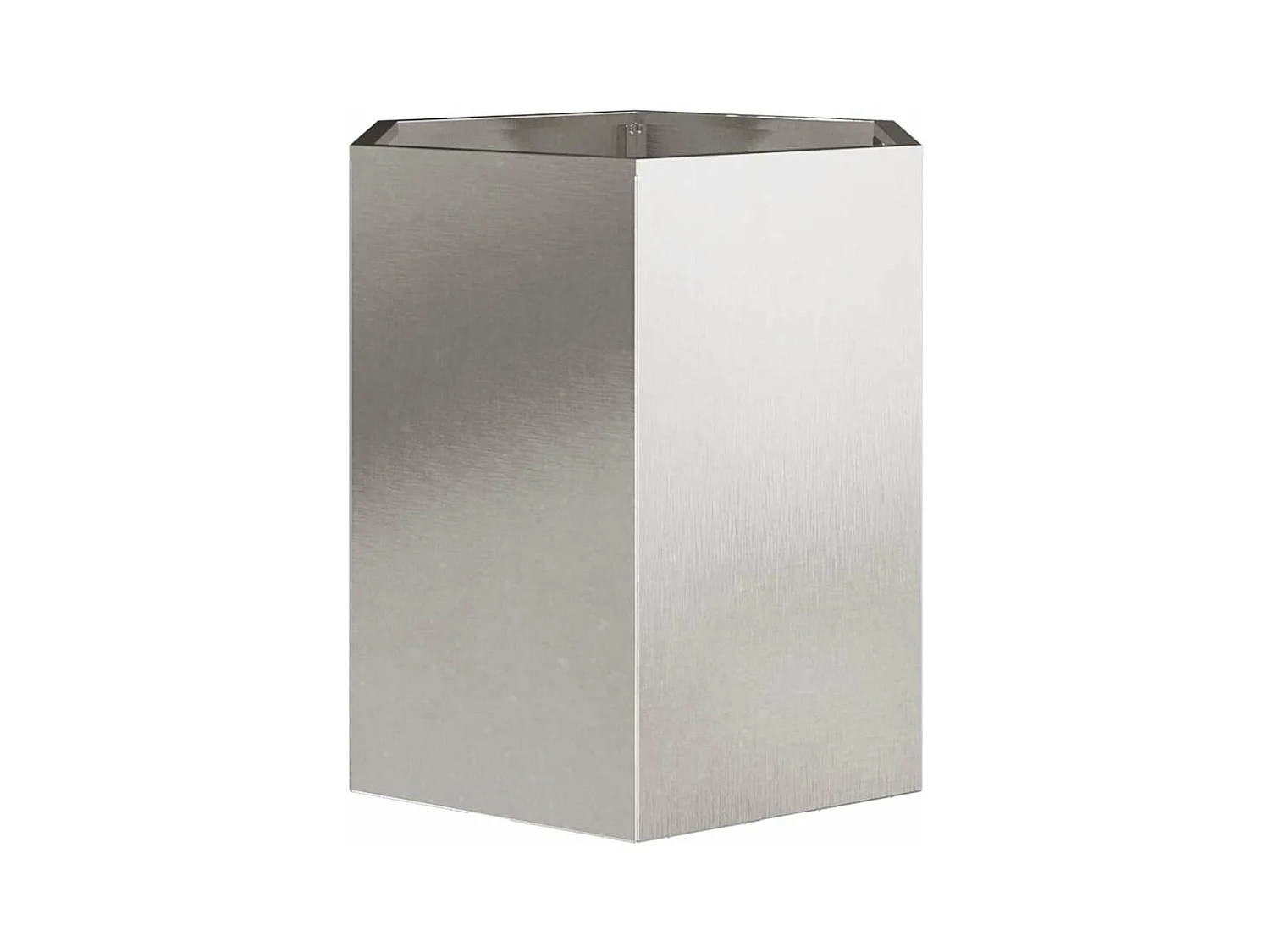 Jardinière bac lit surélevé argenté 46 x 40 x 45 cm 02_0038647