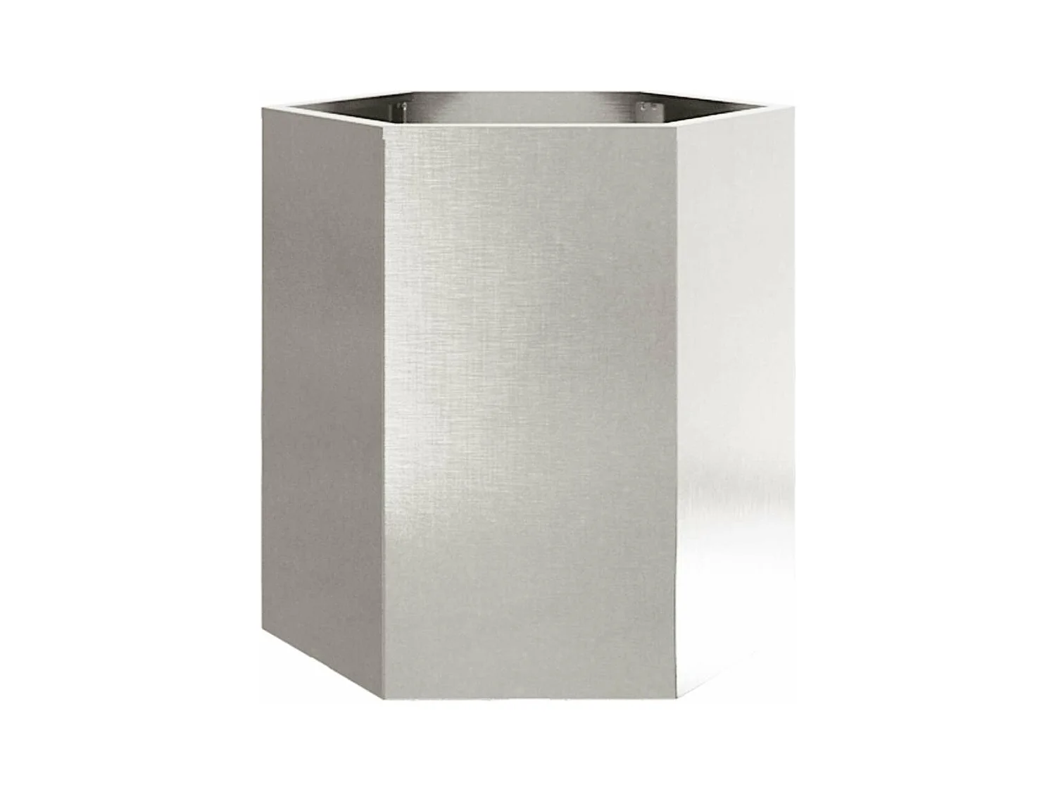 Jardinière bac lit surélevé argenté 46 x 40 x 45 cm 02_0038647