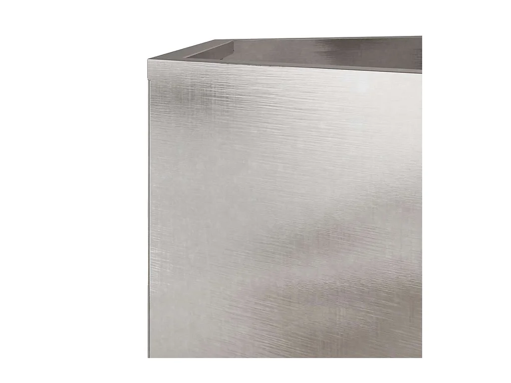 Jardinière bac lit surélevé argenté 46 x 40 x 45 cm 02_0038647