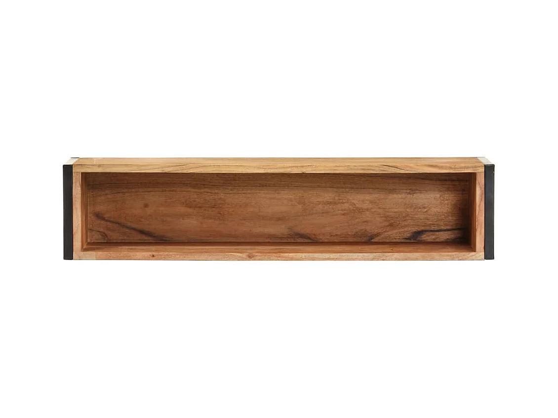 Vassoio per fioriera aiuola rialzata piante fiori terrazza giardino 90 x 20 x 68 cm legno massello di acacia marrone 02_0037964
