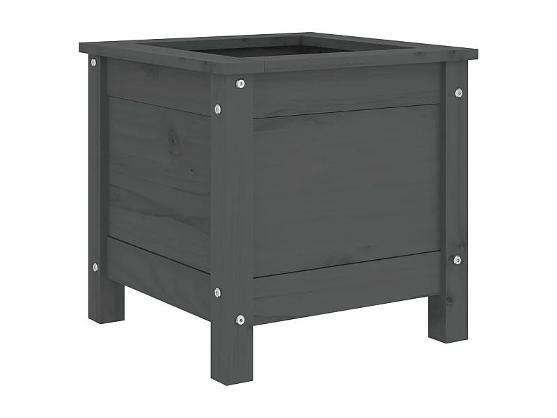 Jardinière bac lit surélevé bois marron 40 x 40 x 39 cm 02_0037533