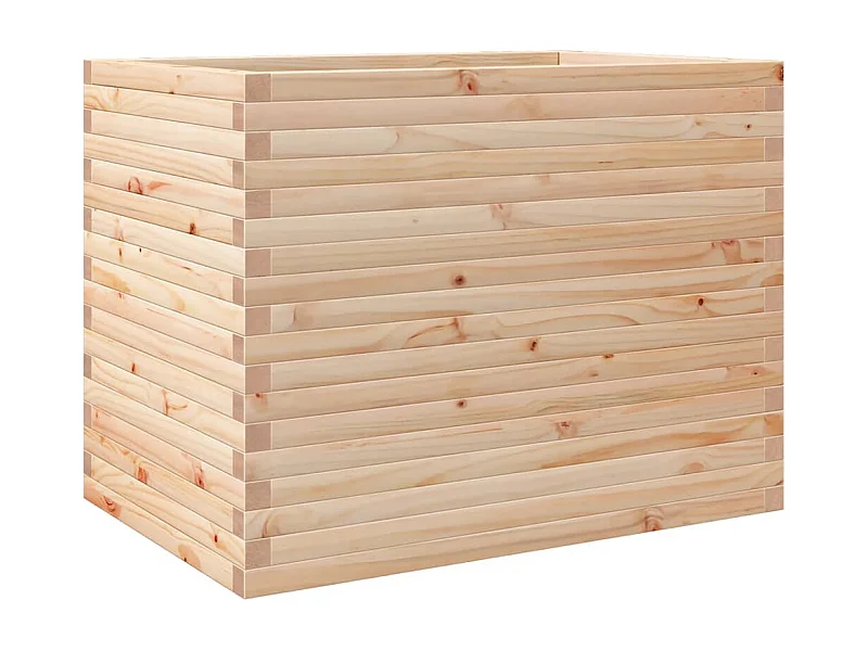 Jardinière bac lit surélevé bois marron 90 x 60 x 68.5 cm 02_0038032