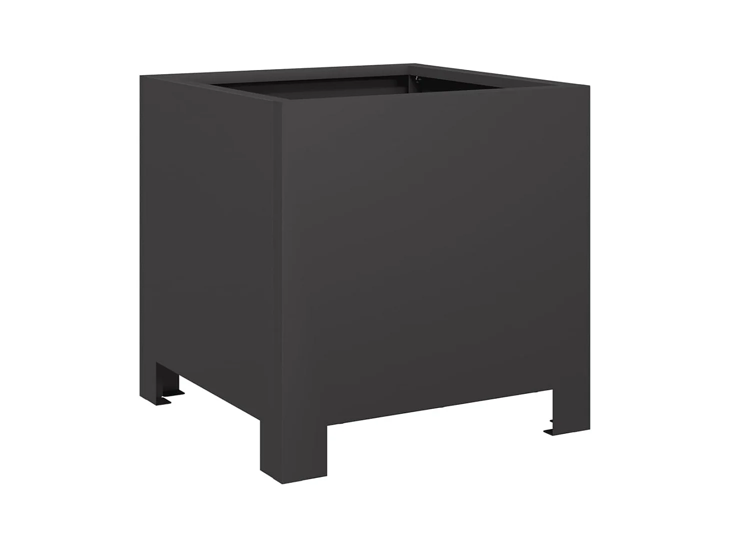 Jardinière bac lit surélevé noire 30 x 30 x 30 cm 02_0037487