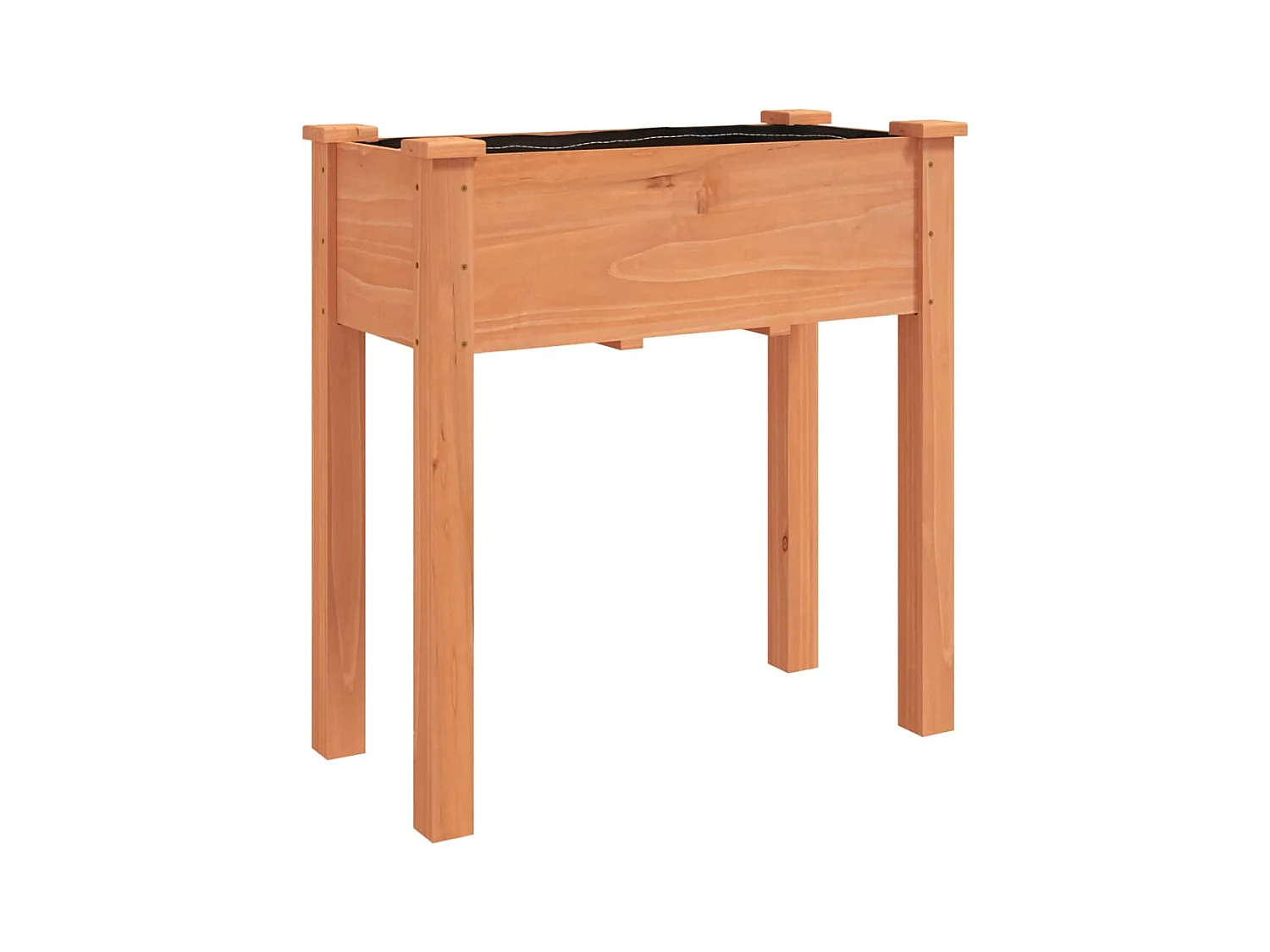 Jardinière bac lit surélevé bois marron 71 x 37 x 76 cm 02_0038143