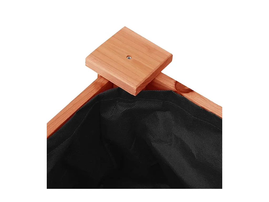 Jardinière bac lit surélevé bois marron 71 x 37 x 76 cm 02_0038143