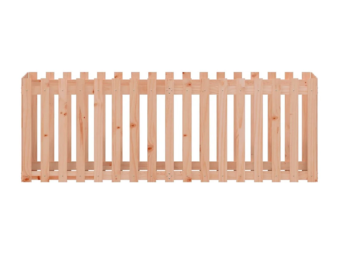 Jardinière bac lit surélevé bois marron 200 x 50 x 70 cm 02_0039821