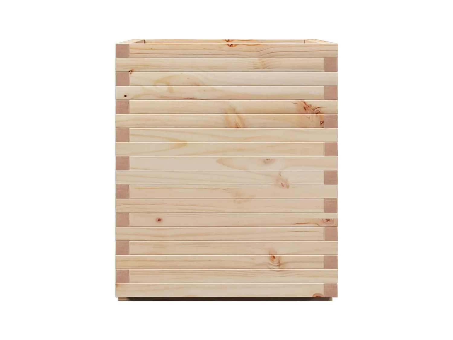 Jardinière bac lit surélevé bois marron 90 x 60 x 72.5 cm 02_0038040