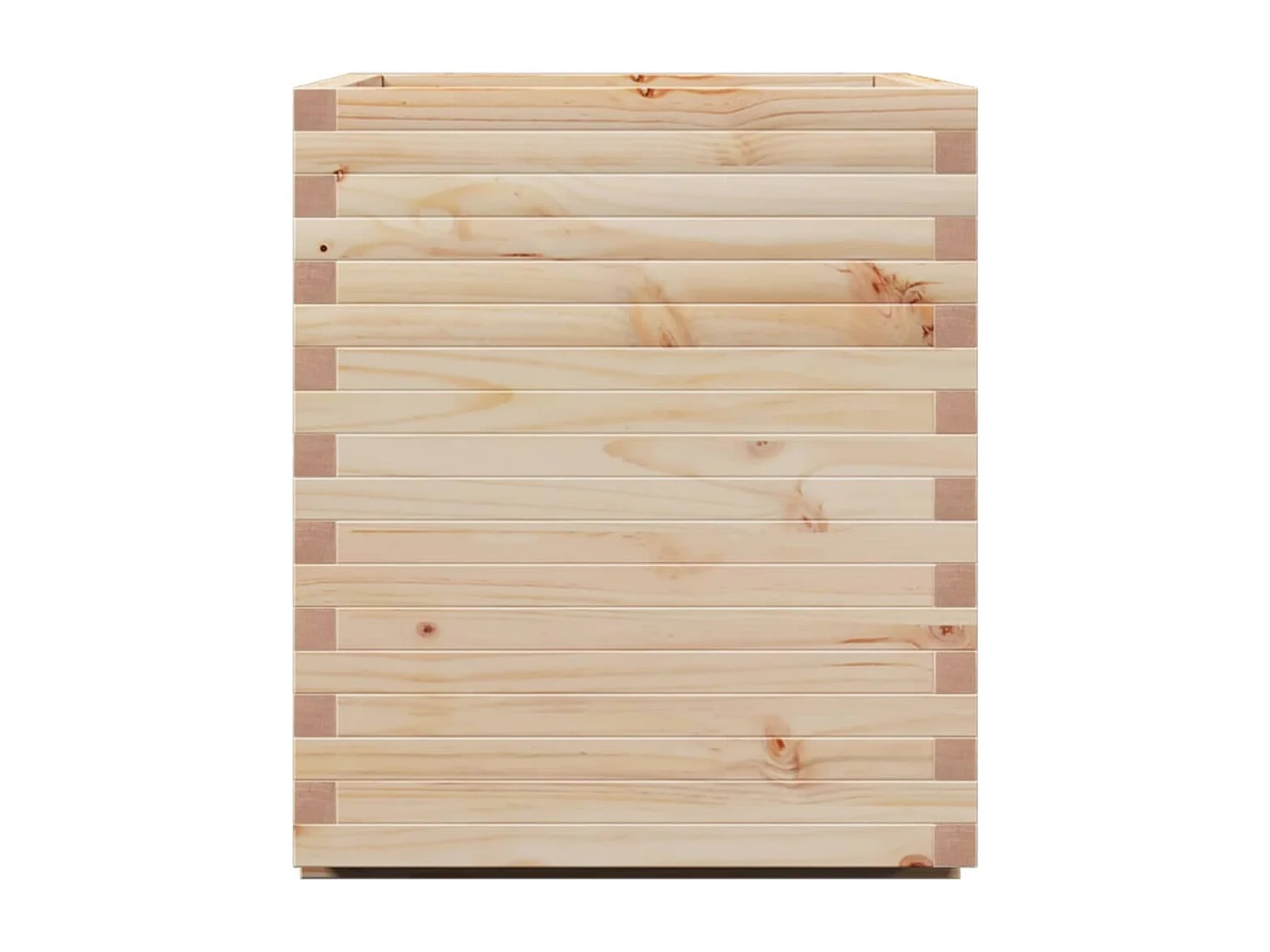 Vassoio per fioriera aiuola rialzata piante fiori terrazza giardino 90 x 60 x 72,5 cm legno di pino massiccio marrone 02_0038040