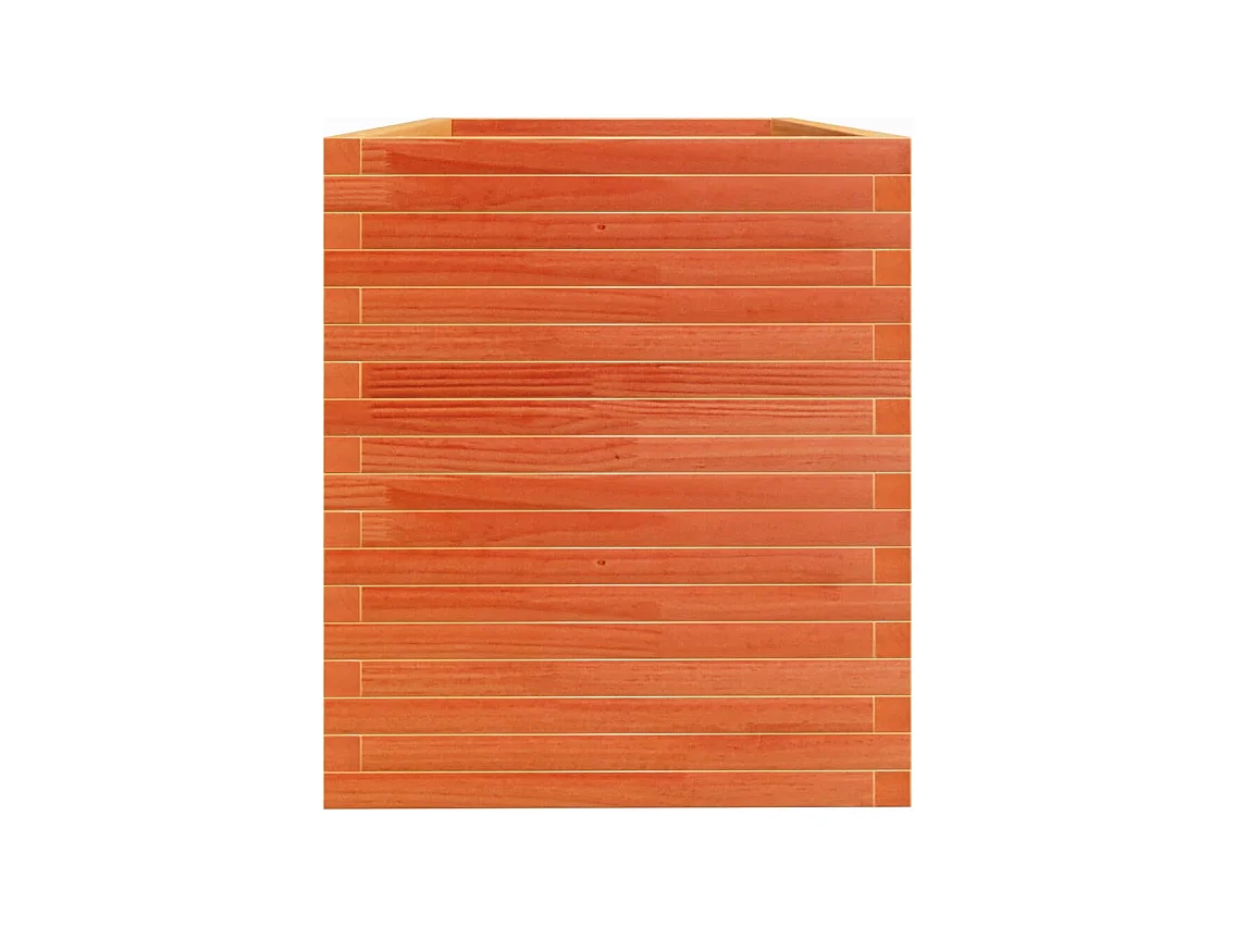 Vassoio per fioriera aiuola rialzata piante fiori terrazza giardino cera 110 x 60 x 68,5 cm legno di pino massiccio marrone 02_0038443