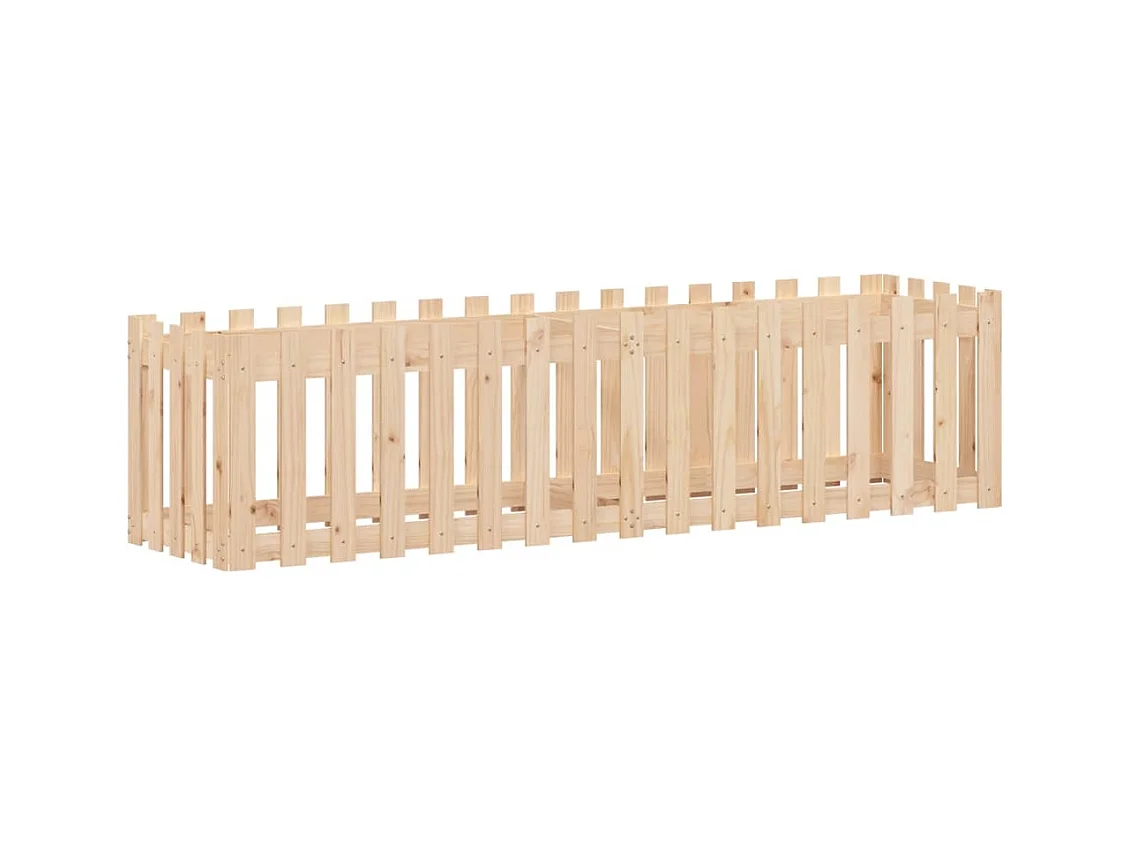 Jardinière bac lit surélevé marron 200 x 50 x 50 cm 02_0039808