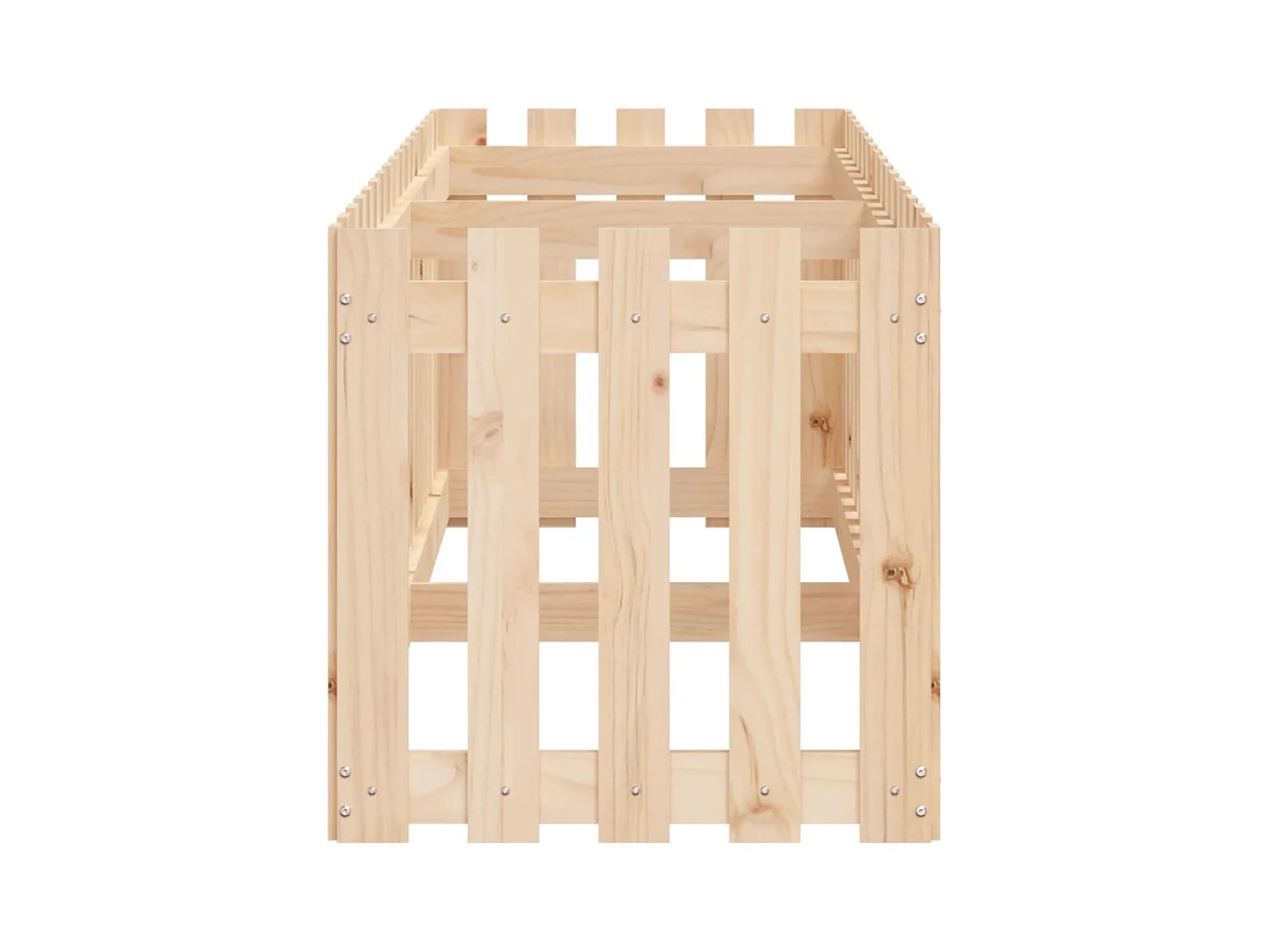 Jardinière bac lit surélevé marron 200 x 50 x 50 cm 02_0039808