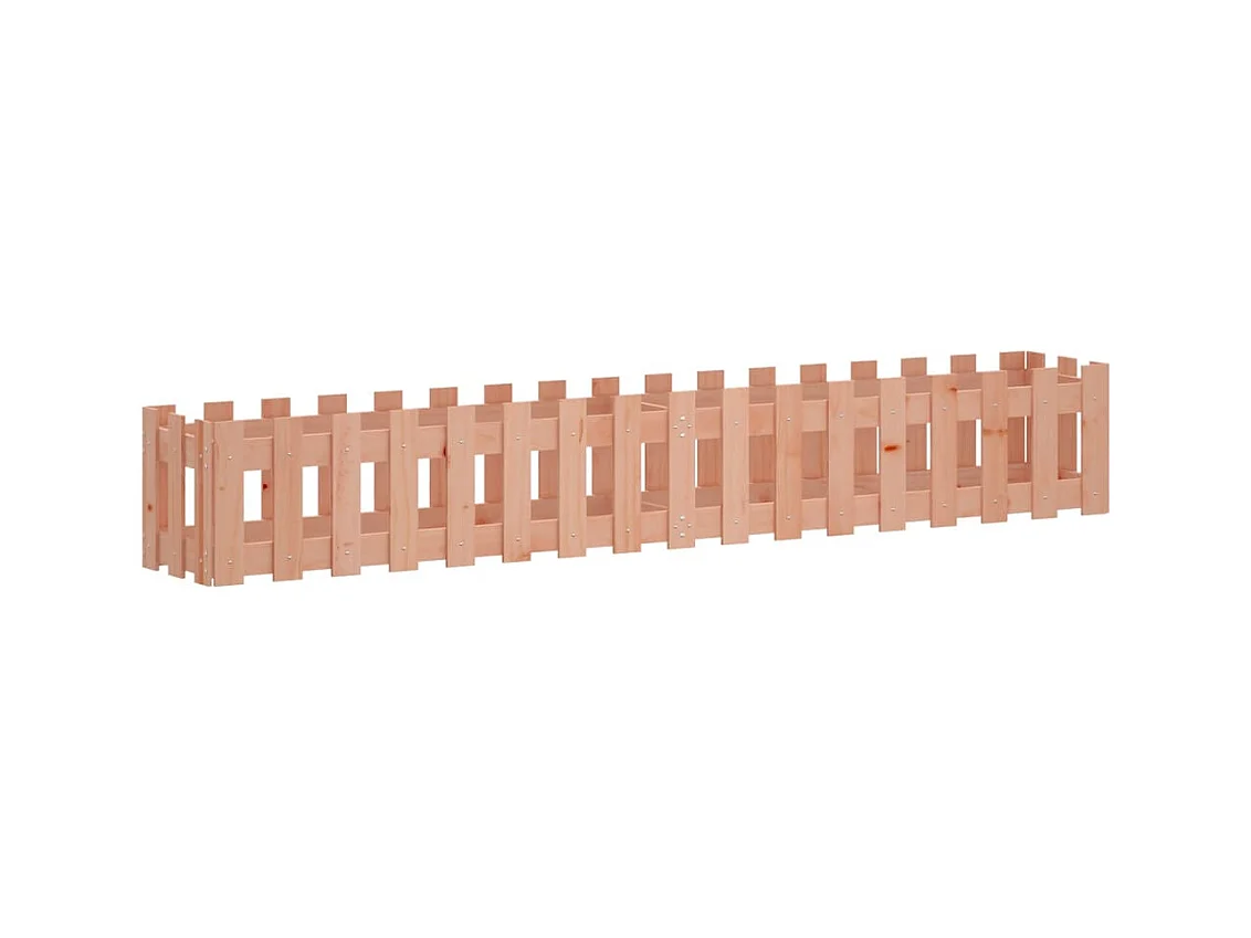 Jardinière bac lit surélevé bois marron 200 x 30 x 30 cm 02_0039827