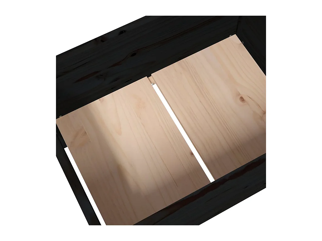 Jardinière bac lit surélevé bois marron 178.5 x 44 x 75 cm 02_0037468