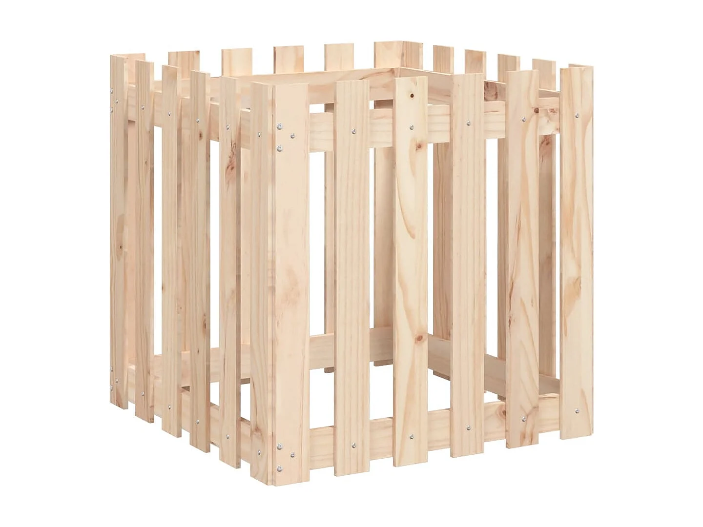 Jardinière bac lit surélevé marron 60 x 60 x 60 cm 02_0038108