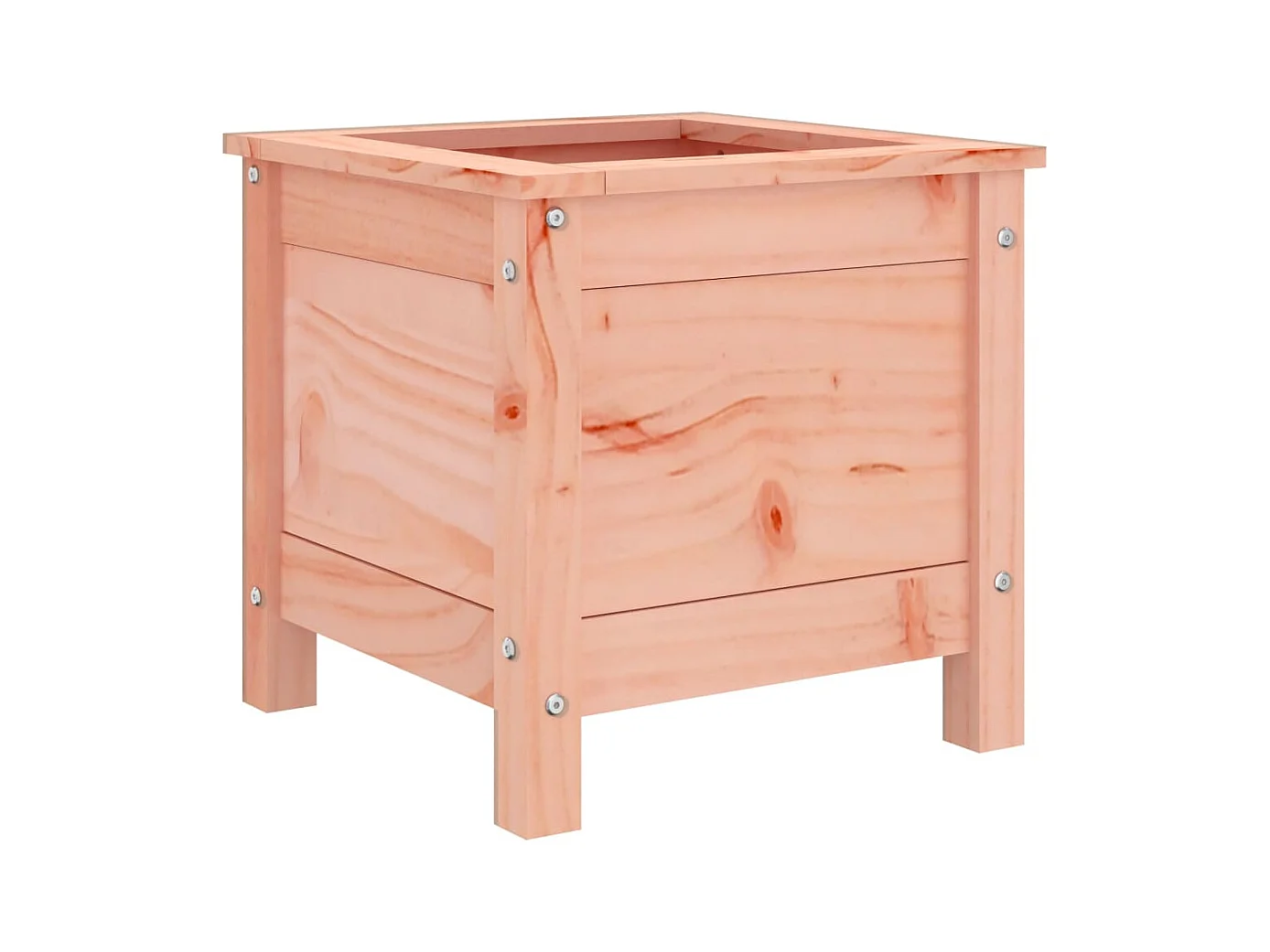 Jardinière bac lit surélevé bois marron 40 x 40 x 39 cm 02_0037536