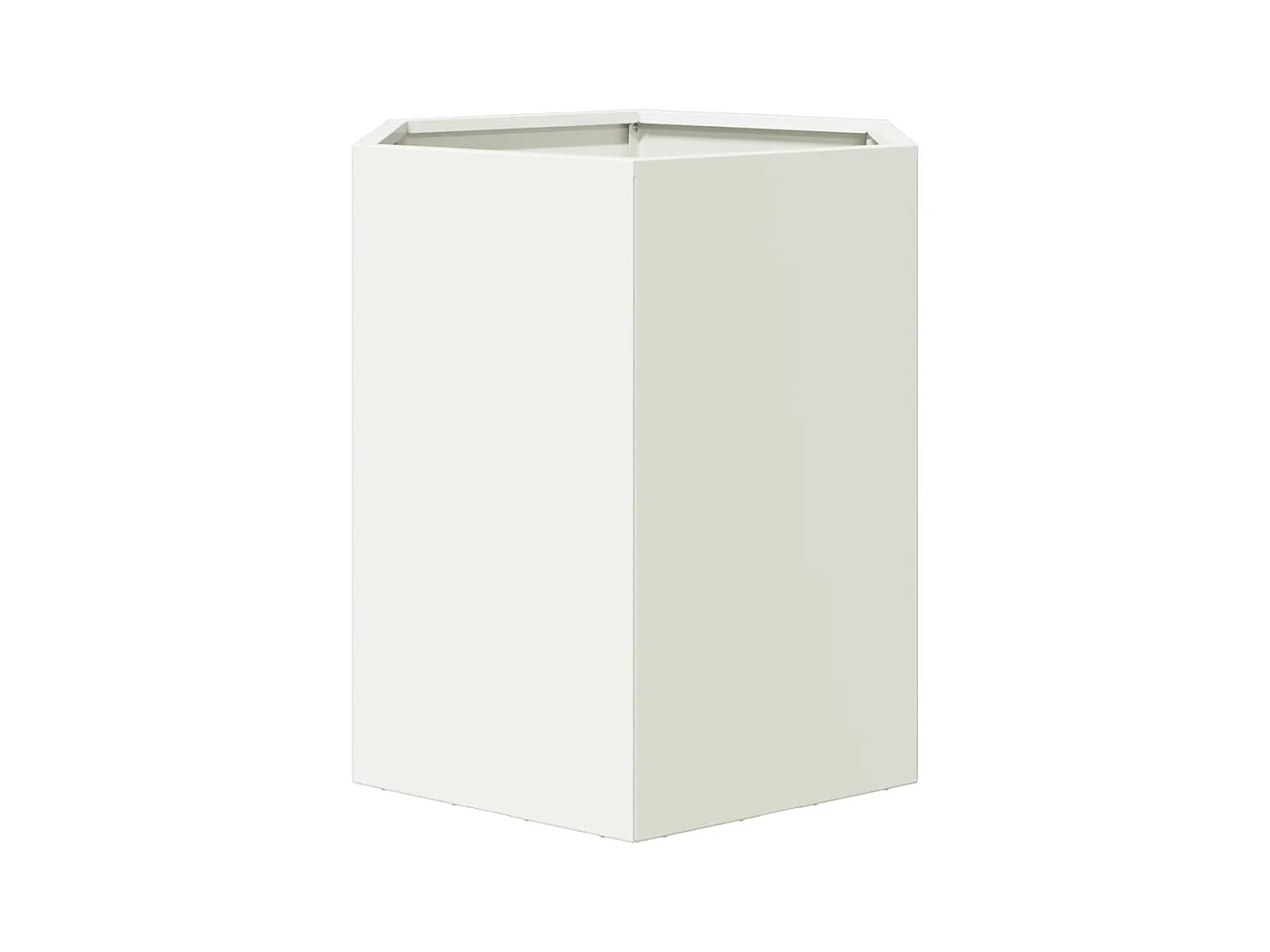 Jardinière bac lit surélevé blanche 46 x 40 x 45 cm 02_0039073