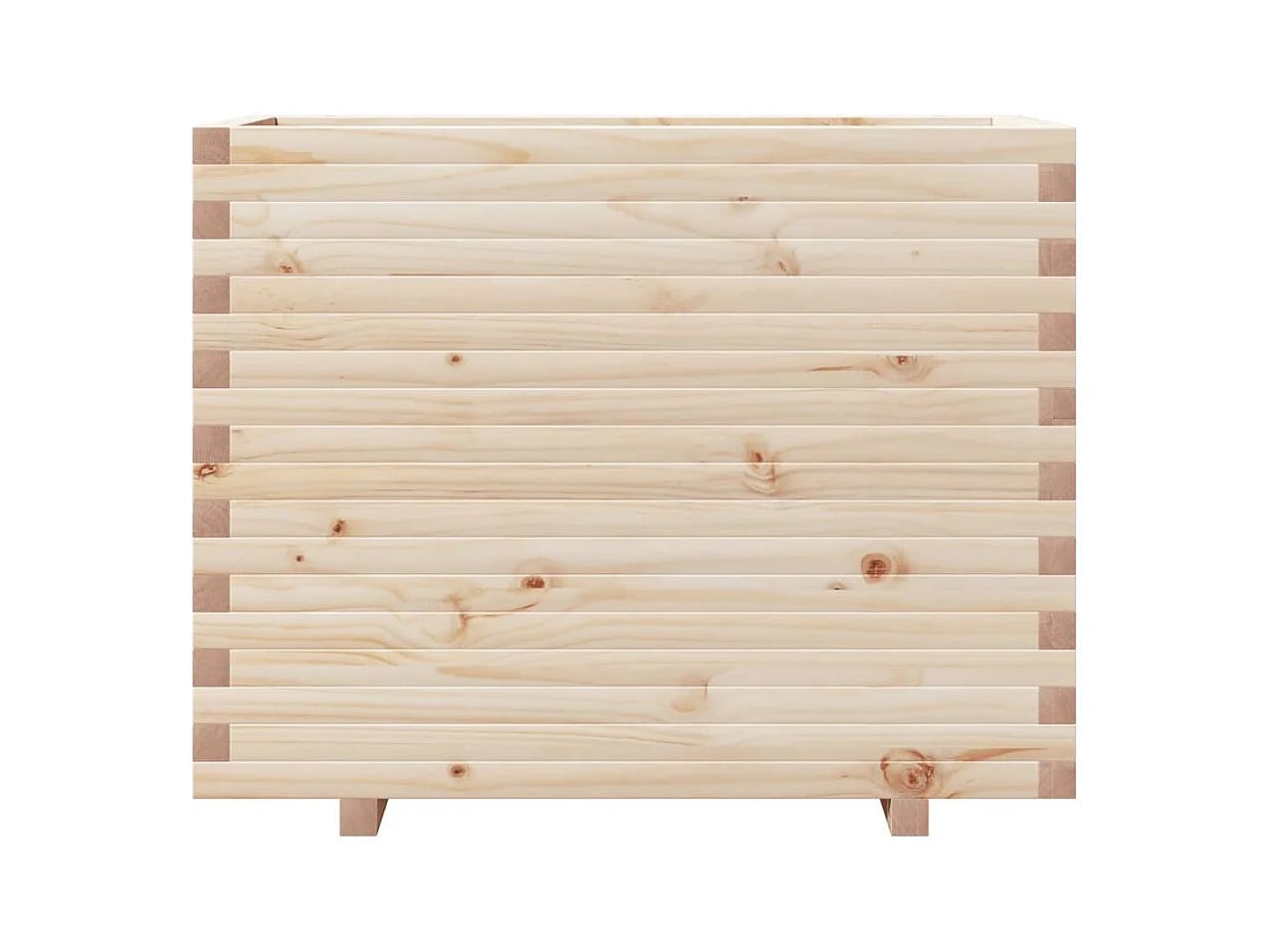 Bandeja para plantas canteiro elevado plantas flores terraço jardim 90 x 40 x 72,5 cm madeira maciça de pinho marrom 02_0037998