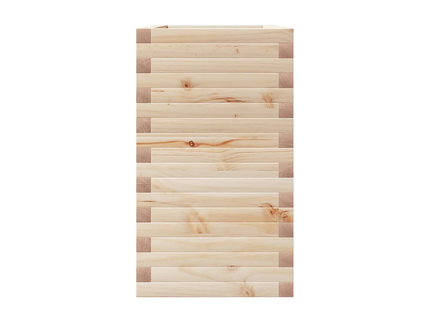 Jardinière bac lit surélevé bois marron 90 x 40 x 72.5 cm 02_0037998