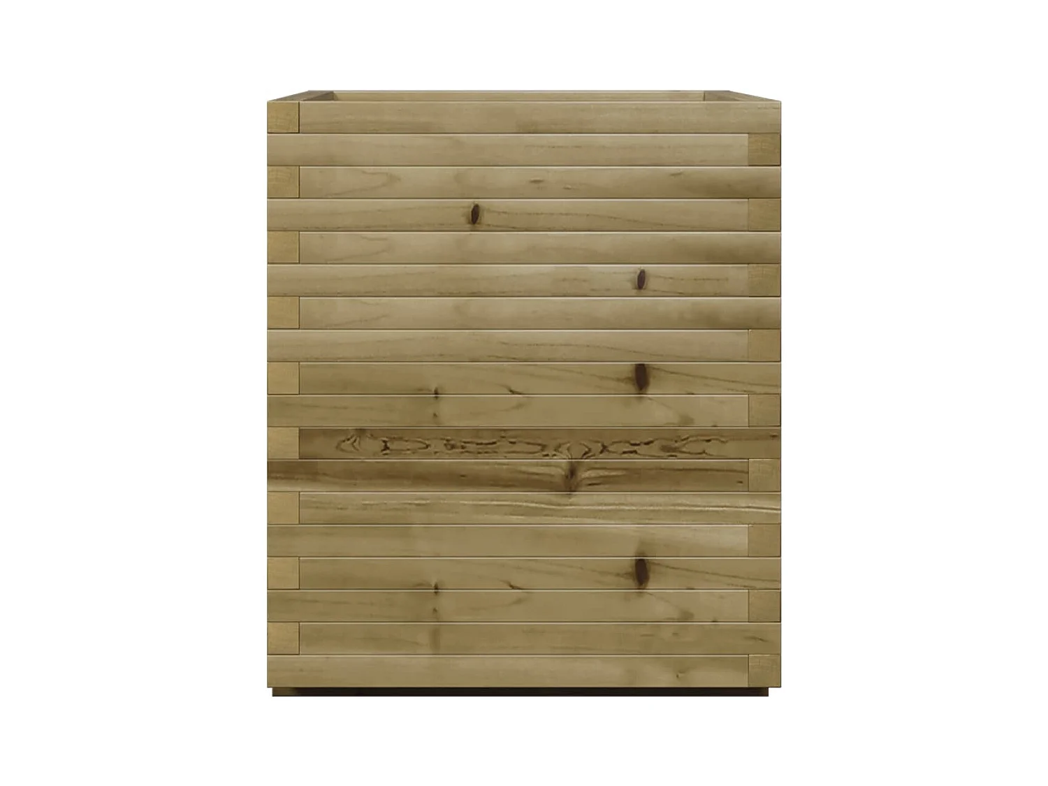 Jardinière bac lit surélevé bois marron 90 x 60 x 72.5 cm 02_0038039