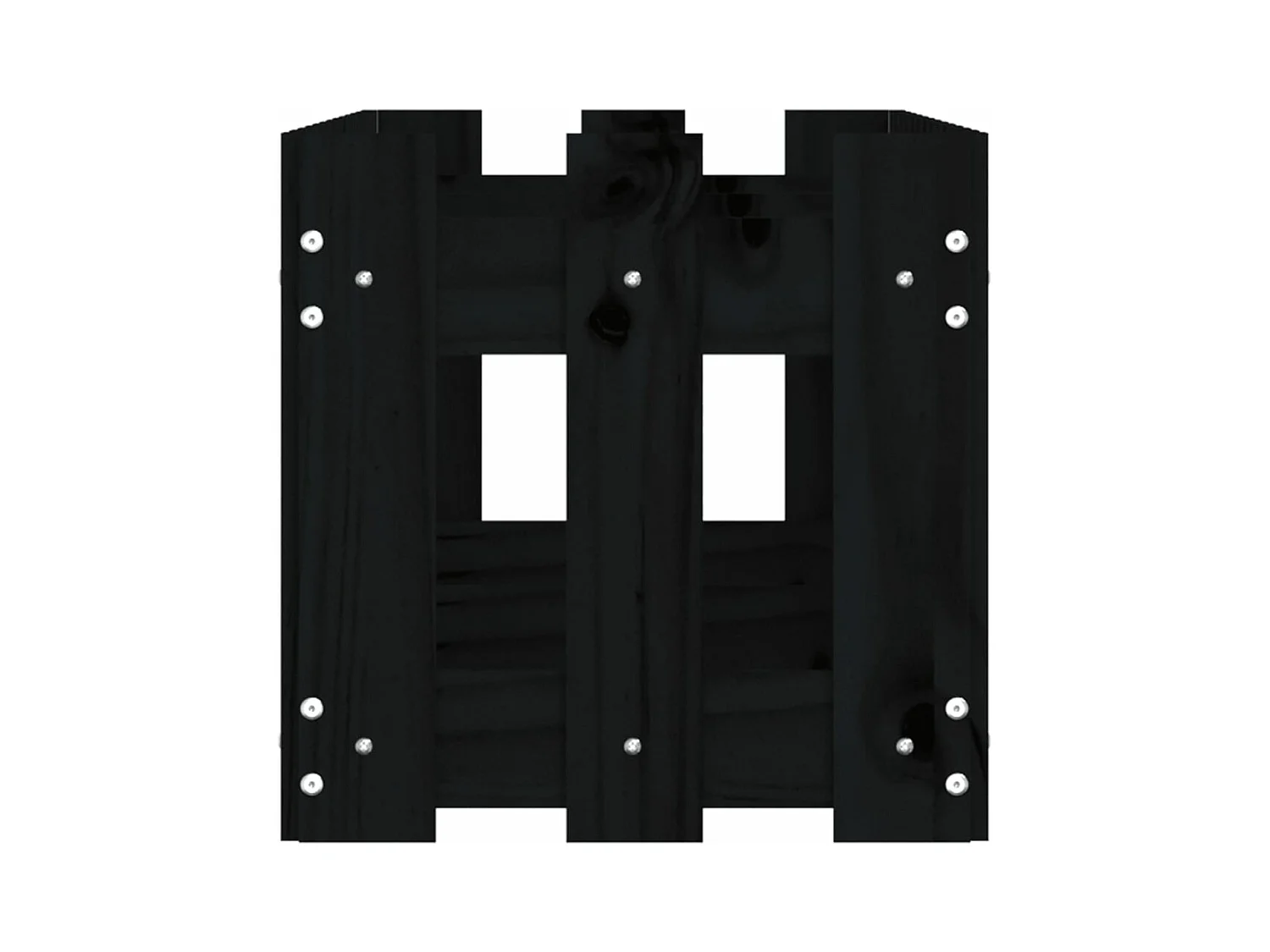 Jardinière bac lit surélevé noire 150 x 30 x 30 cm 02_0039795