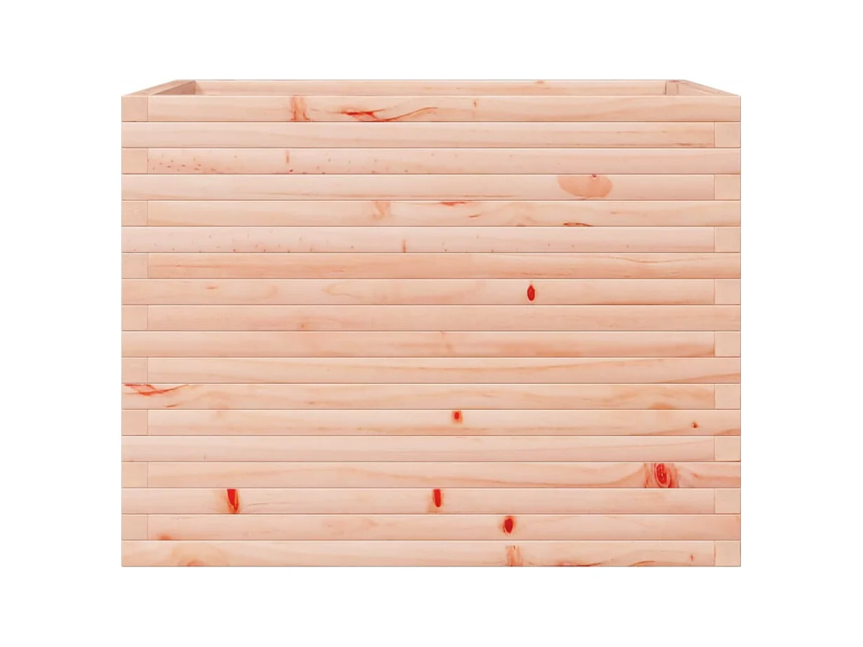 Jardinière bac lit surélevé bois marron 90 x 60 x 68.5 cm 02_0038034