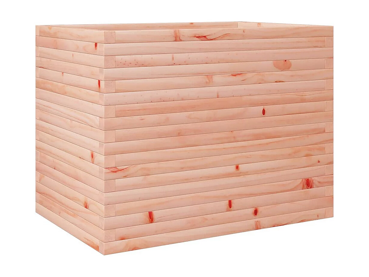 Vassoio per fioriera aiuola rialzata piante fiori terrazza giardino 90 x 60 x 68,5 cm legno massello marrone Douglas 02_0038034