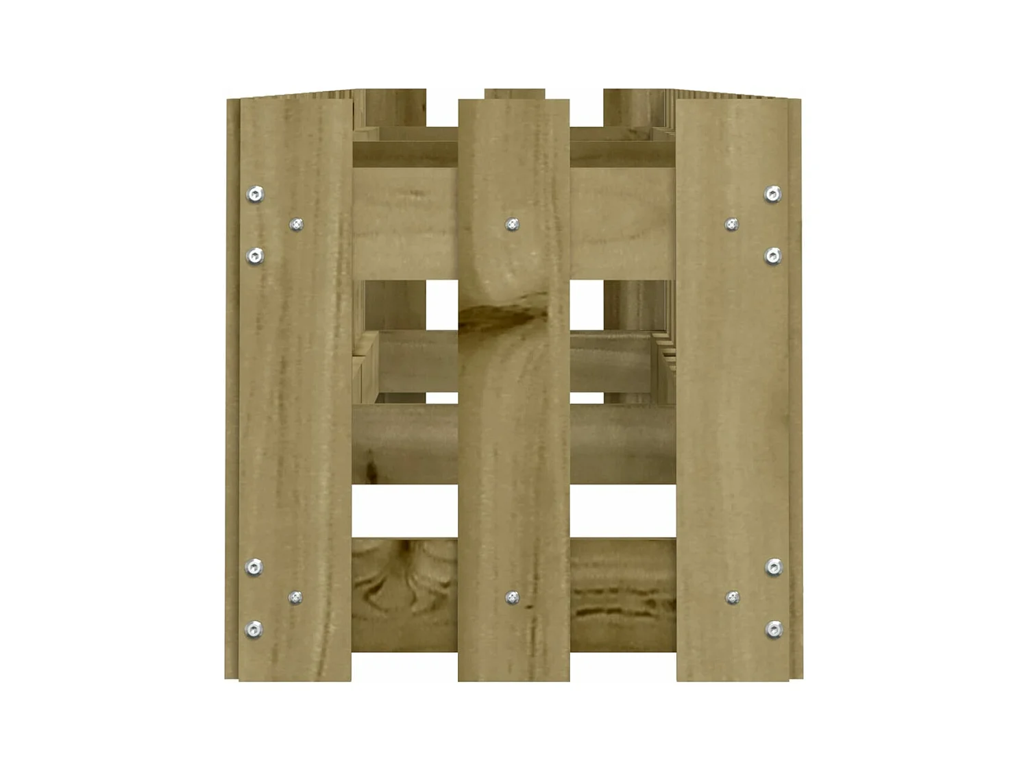 Jardinière bac lit surélevé bois marron 200 x 30 x 30 cm 02_0039820