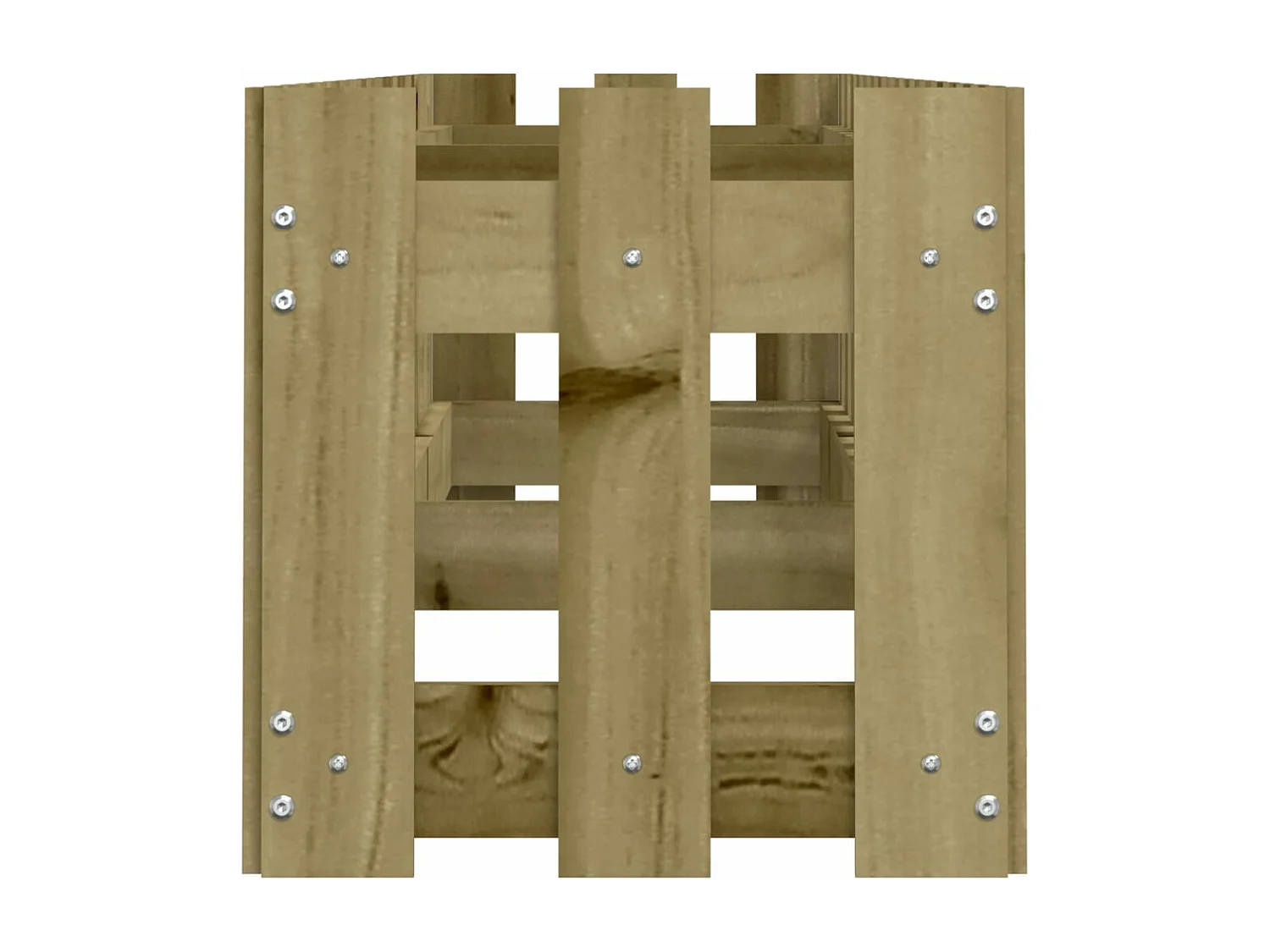 Jardinière bac lit surélevé bois marron 200 x 30 x 30 cm 02_0039820