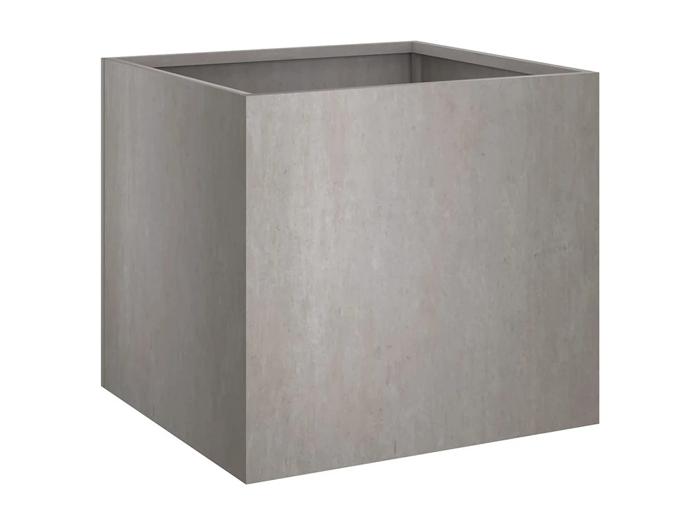 Vassoio fioriera aiuola rialzata piante fiori terrazzo giardino 32 x 30 x 29 cm acciaio corten marrone 02_0037508