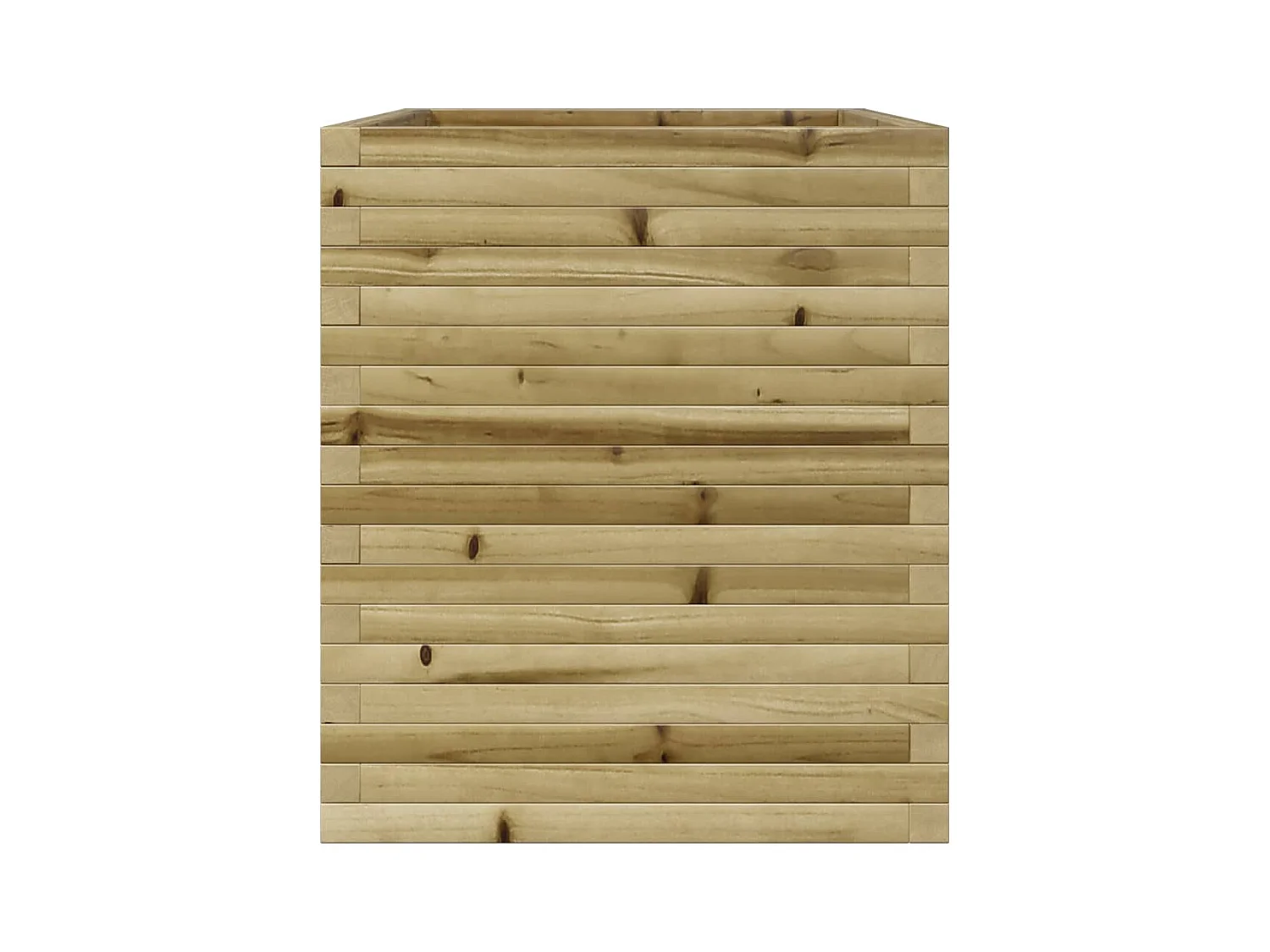 Jardinière bac lit surélevé bois marron 90 x 60 x 68.5 cm 02_0038031