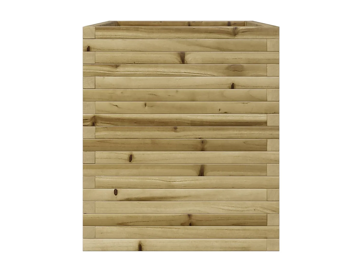 Vassoio per fioriera aiuola rialzata piante fiori terrazza giardino 90 x 60 x 68,5 cm legno di pino impregnato marrone 02_0038031