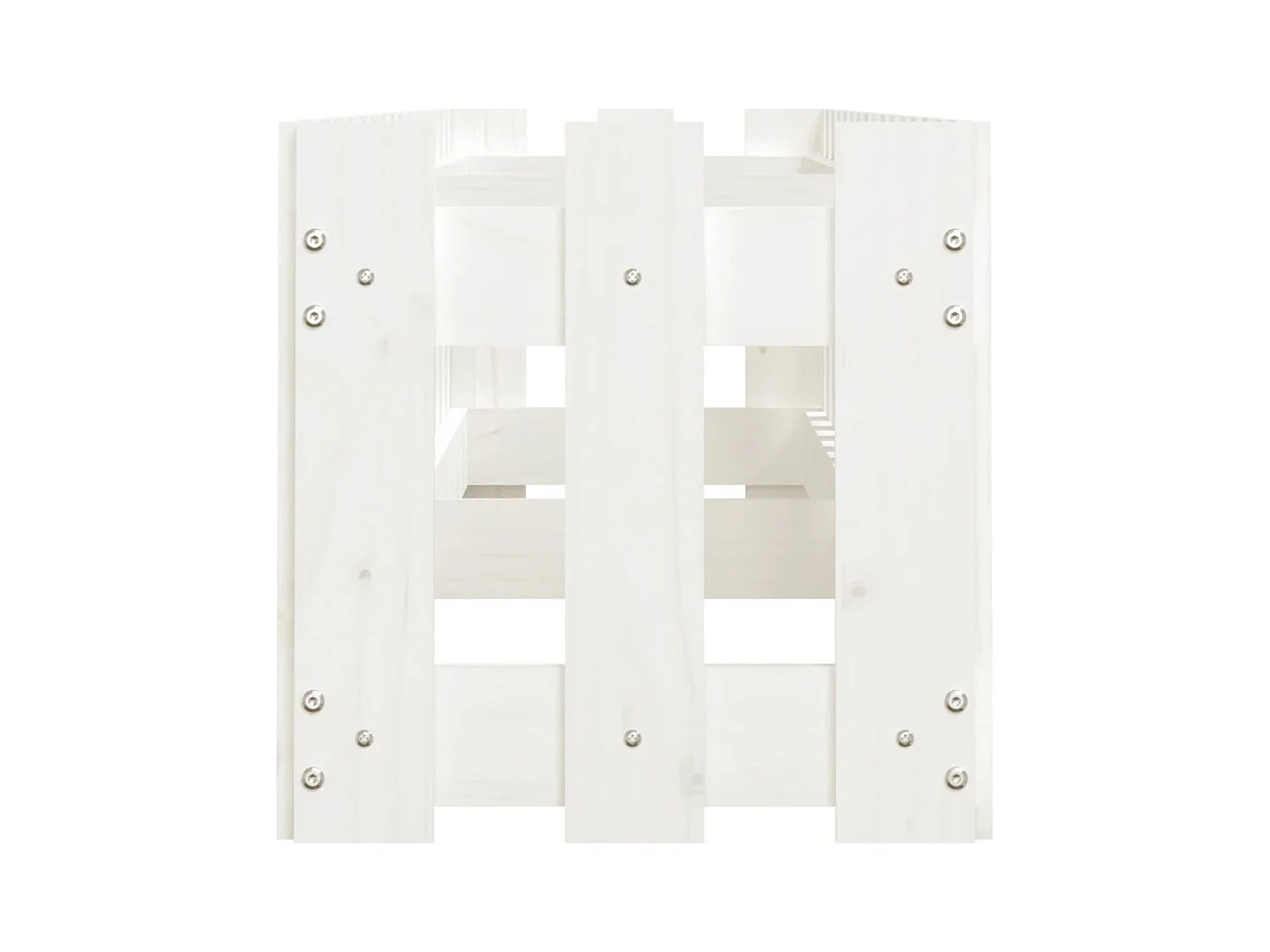 Jardinière bac lit surélevé blanche 200 x 30 x 30 cm 02_0039803