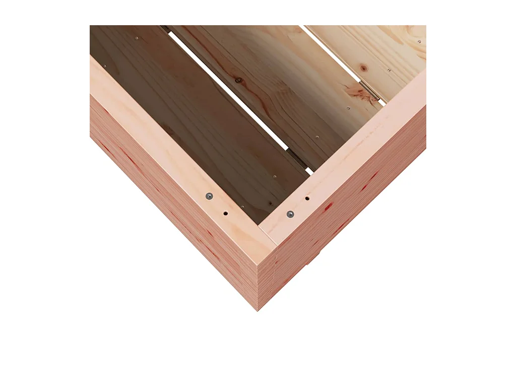 Jardinière bac lit surélevé bois marron 70 x 40 x 72 cm 02_0037800