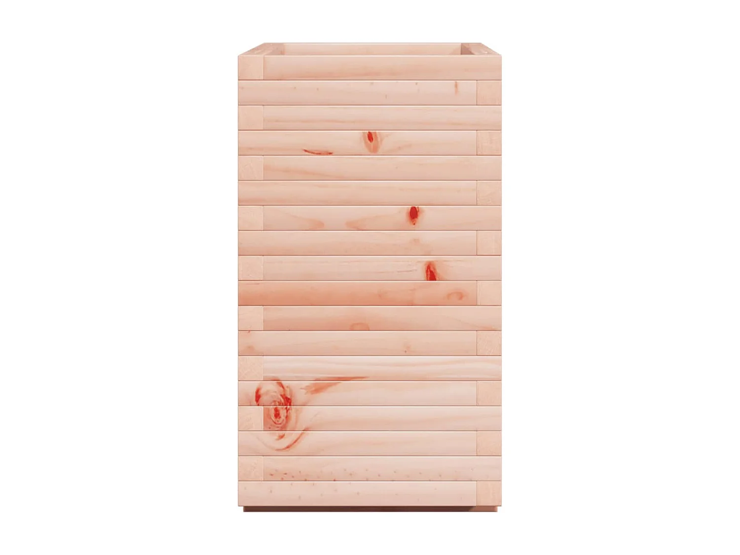 Vassoio per fioriera aiuola rialzata piante fiori terrazza giardino 70 x 40 x 72 cm legno massello marrone Douglas 02_0037800