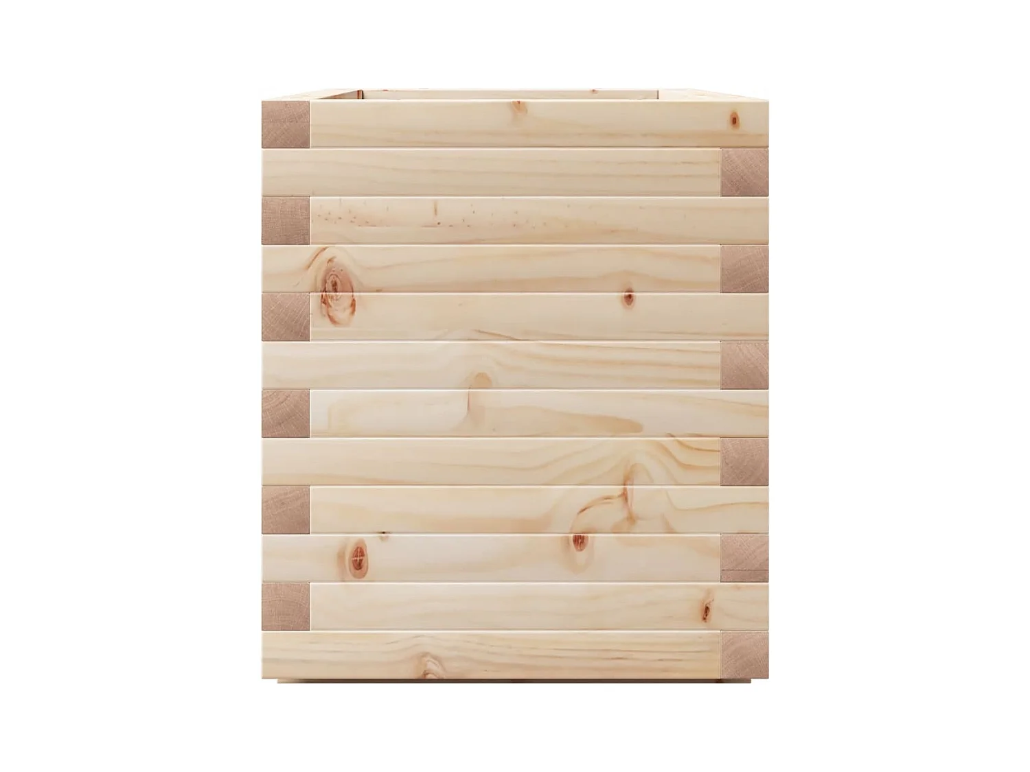 Jardinière bac lit surélevé bois marron 70 x 40 x 49.5 cm 02_0037787