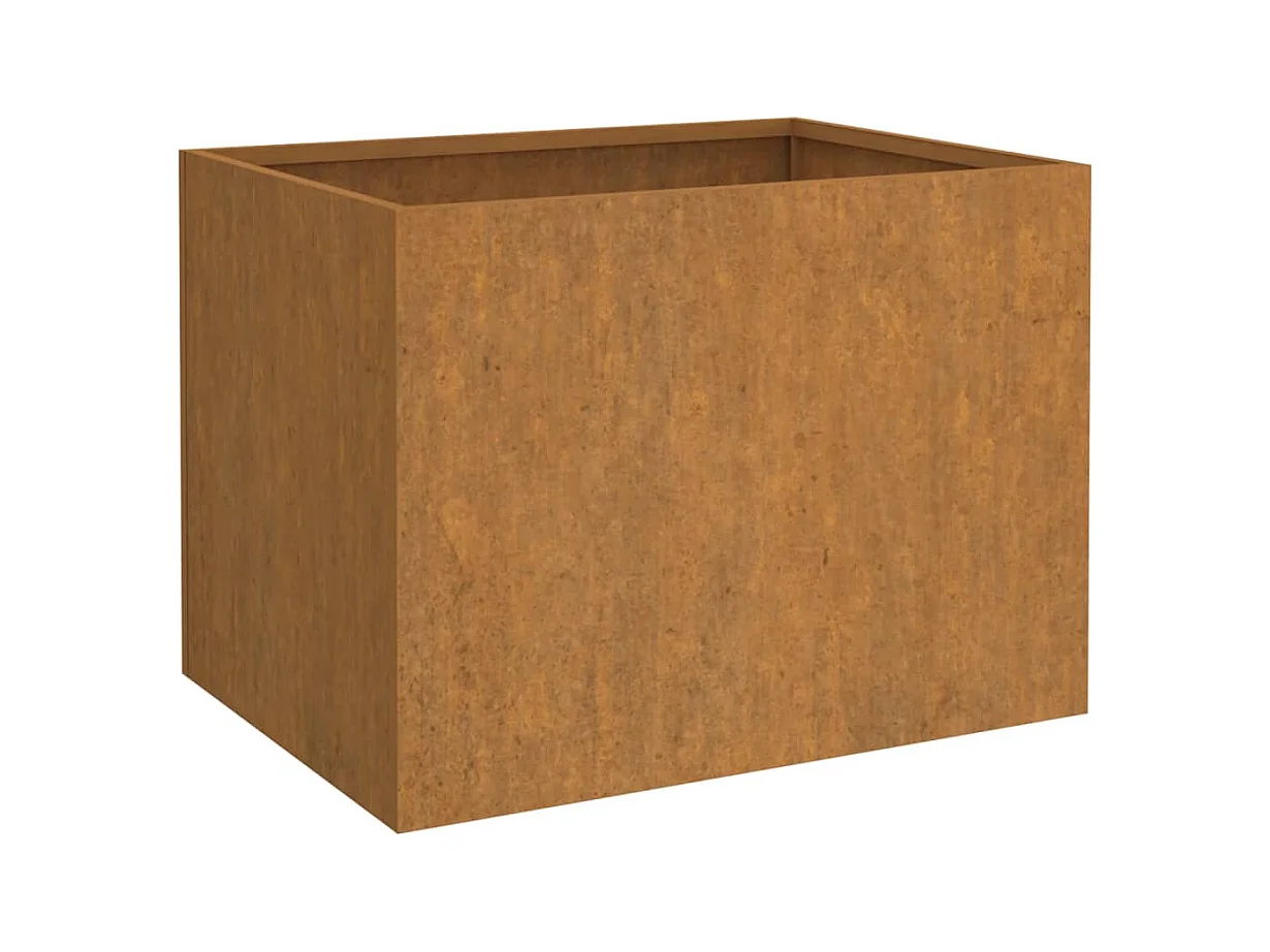 Jardinière bac lit surélevé marron 62 x 47 x 46 cm 02_0037759