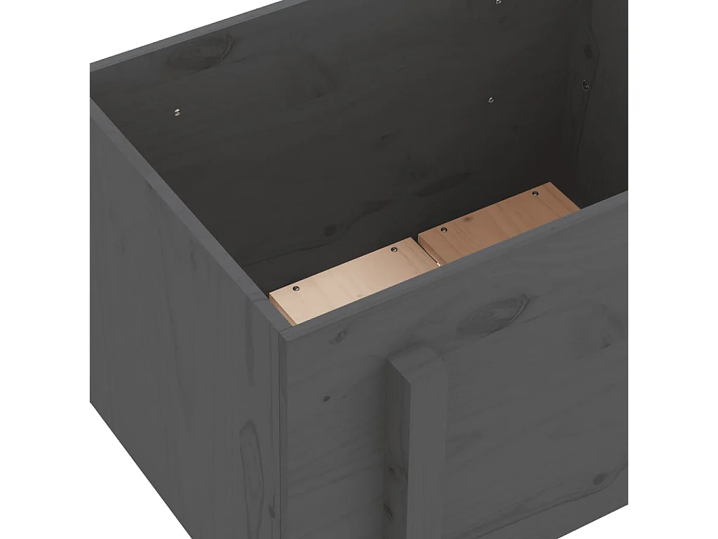 Jardinière bac lit surélevé bois marron 62 x 50 x 57 cm 02_0037762