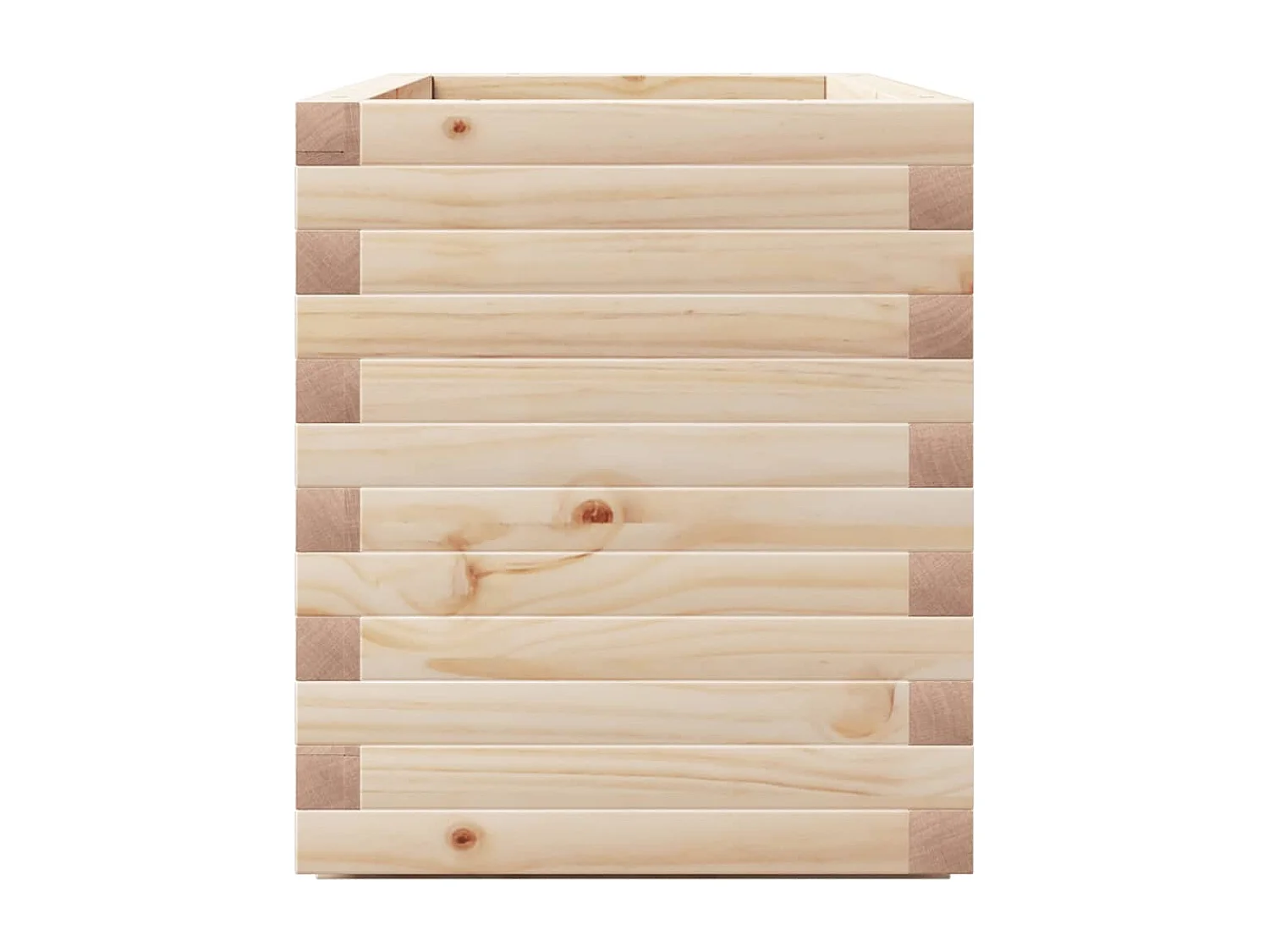 Vassoio per fioriera aiuola rialzata piante fiori terrazza giardino 90 x 40 x 49,5 cm legno di pino massiccio marrone 02_0037985