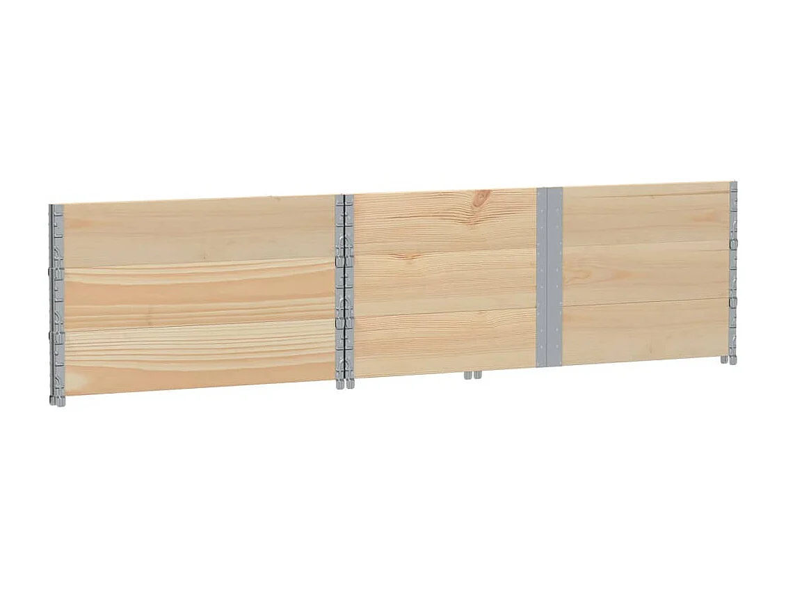 Jardinière bac lit surélevé bois marron 150 x 100 x 60.5 cm 02_0037414