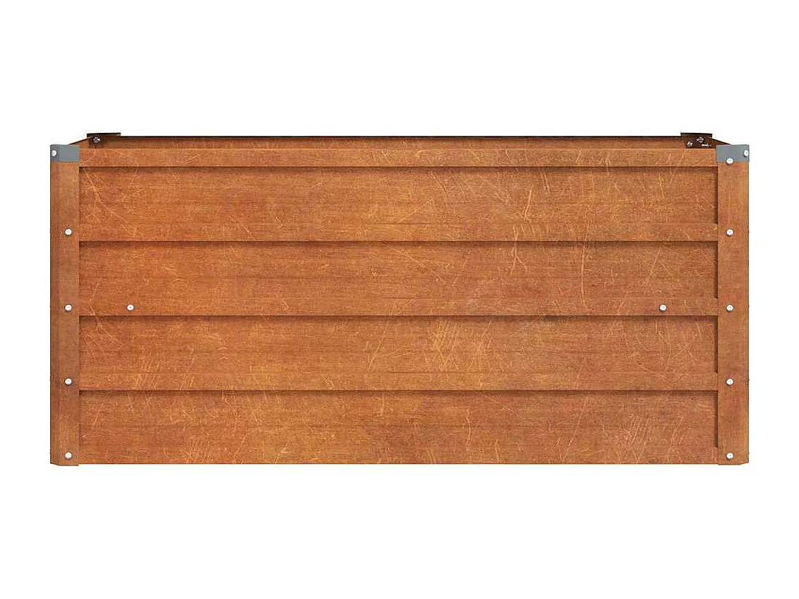 Jardinière bac lit surélevé marron 100 x 40 x 45 cm 02_0039858