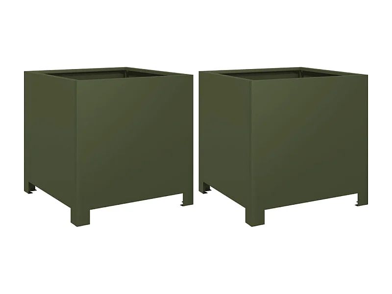 Jardinière bac lit surélevé 40 x 40 x 40 cm 02_0039082