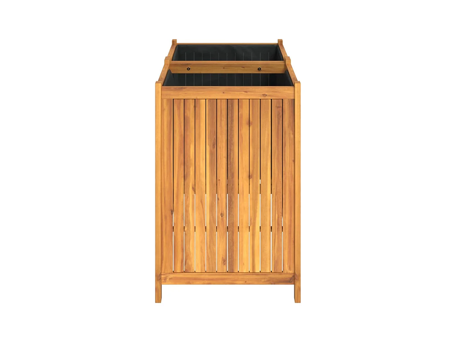 Jardinière bac lit surélevé bois marron 100 x 50 x 75 cm 02_0038119