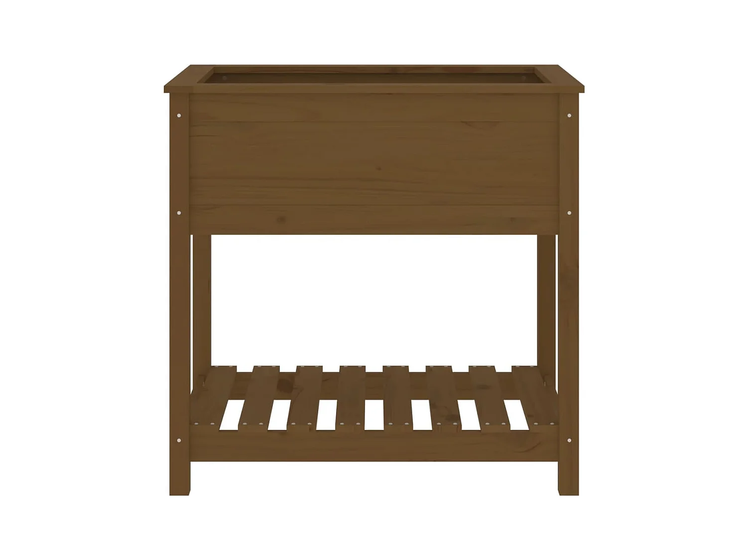 Jardinière bac lit surélevé bois marron 82.5 x 54 x 81 cm 02_0038403