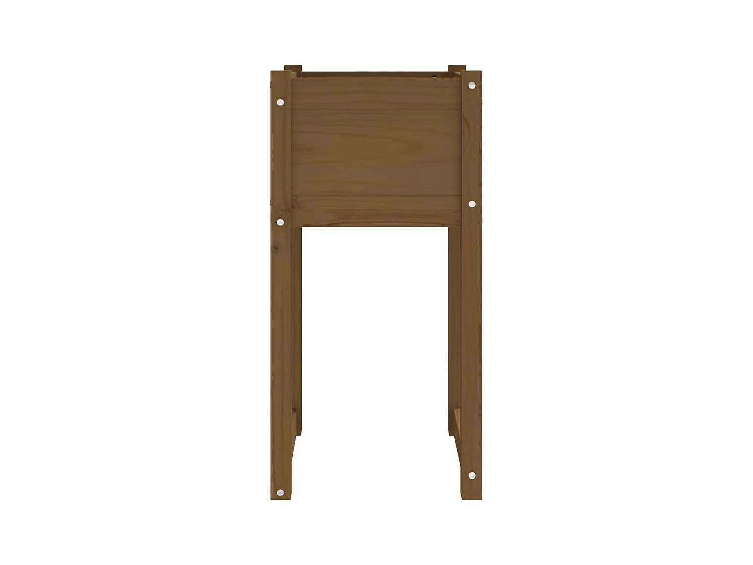 Jardinière bac lit surélevé bois marron 40 x 40 x 81 cm 02_0038972