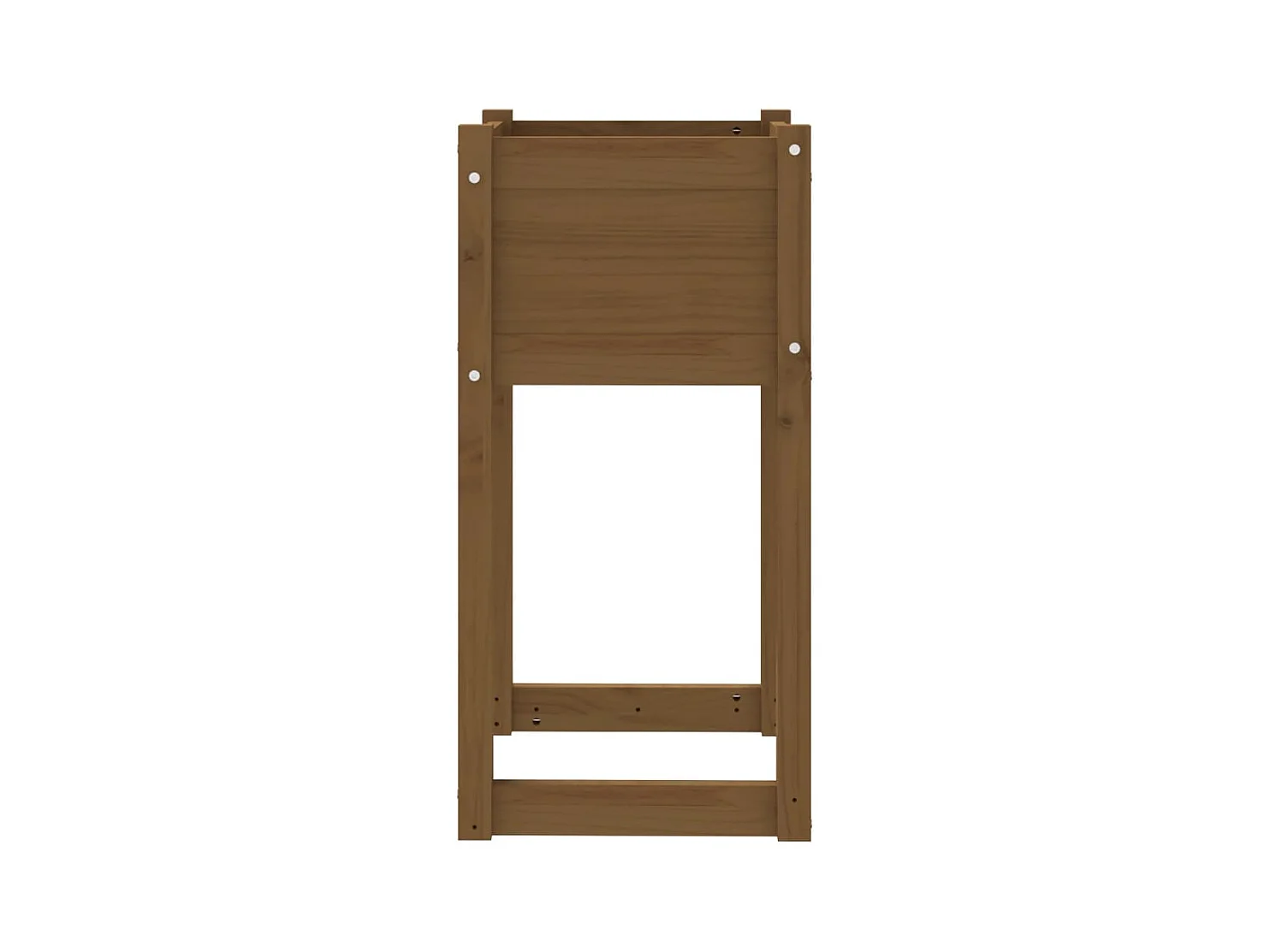 Jardinière bac lit surélevé bois marron 40 x 40 x 81 cm 02_0038972