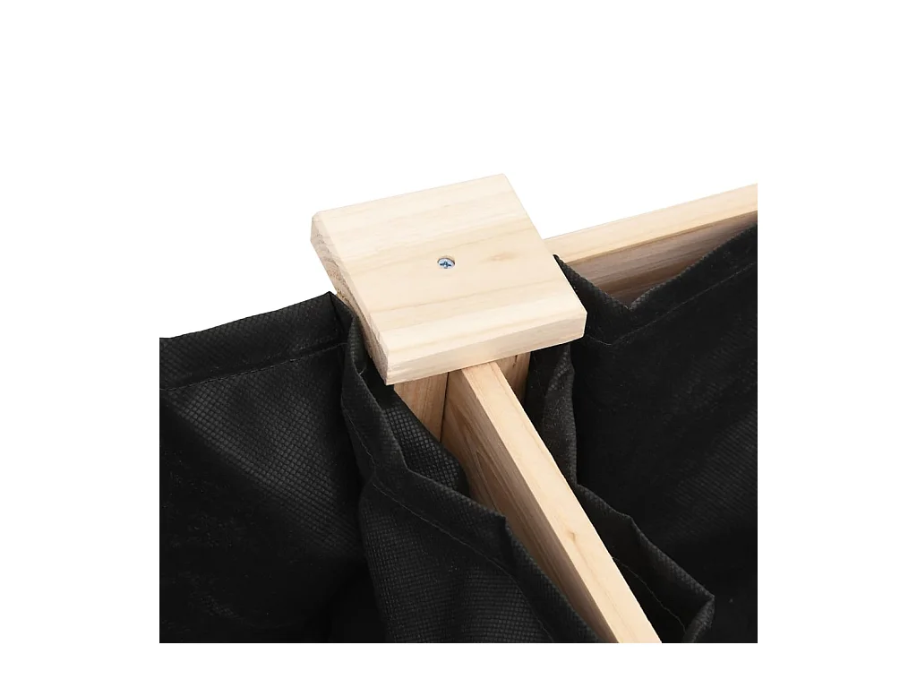 Jardinière bac lit surélevé bois marron 203 x 53 x 76 cm 02_0038127